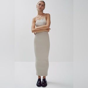 RIBBED KNIT DRESS SMALL